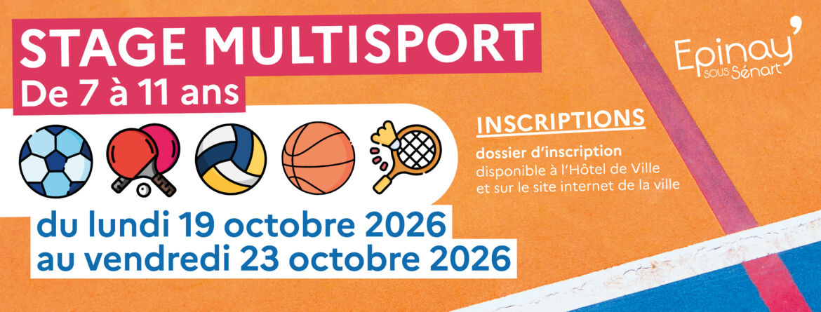 Stage Multisports – Octobre 2026