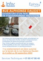 RUE ALPHONSE DAUDET : OUVERTURE D’UN PARC DE STATIONNEMENT PROVISOIRE 9